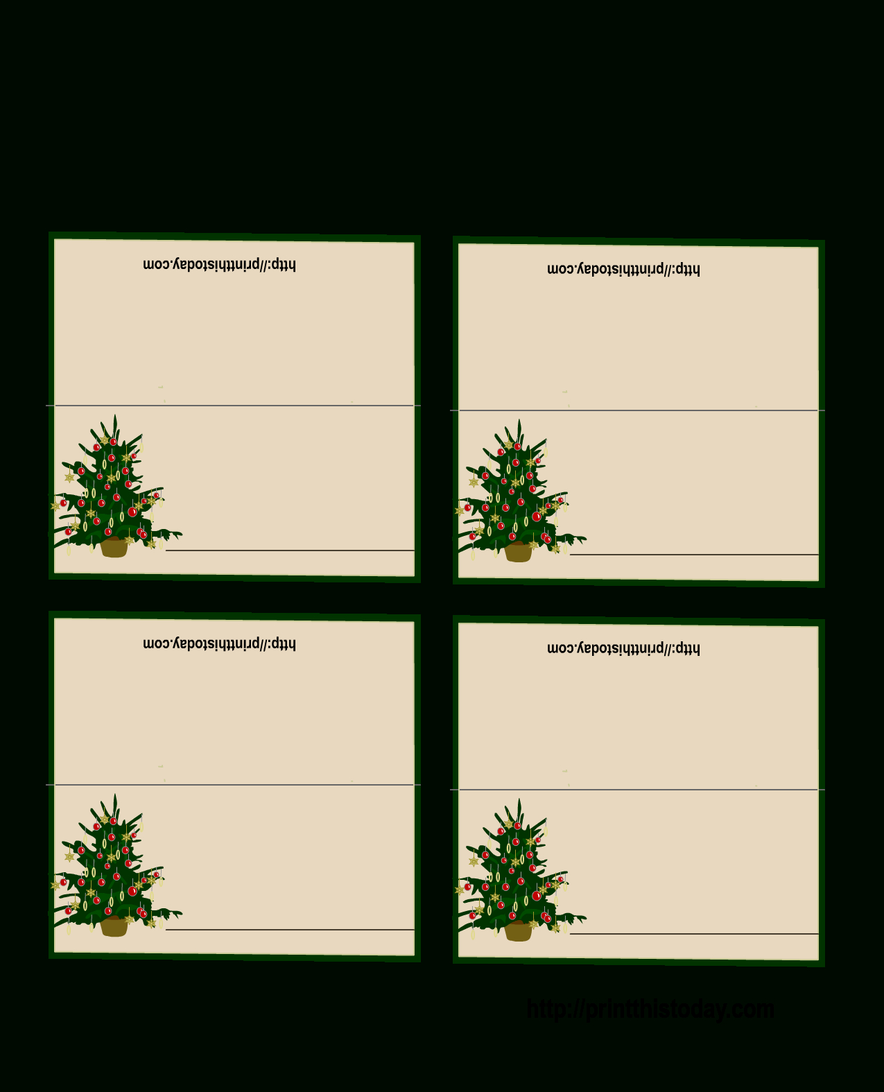 Christmas Free Printable Table Seating Cards - 6.12.hus-Noorderpad.de • - Free Printable Christmas Table Place Cards Template