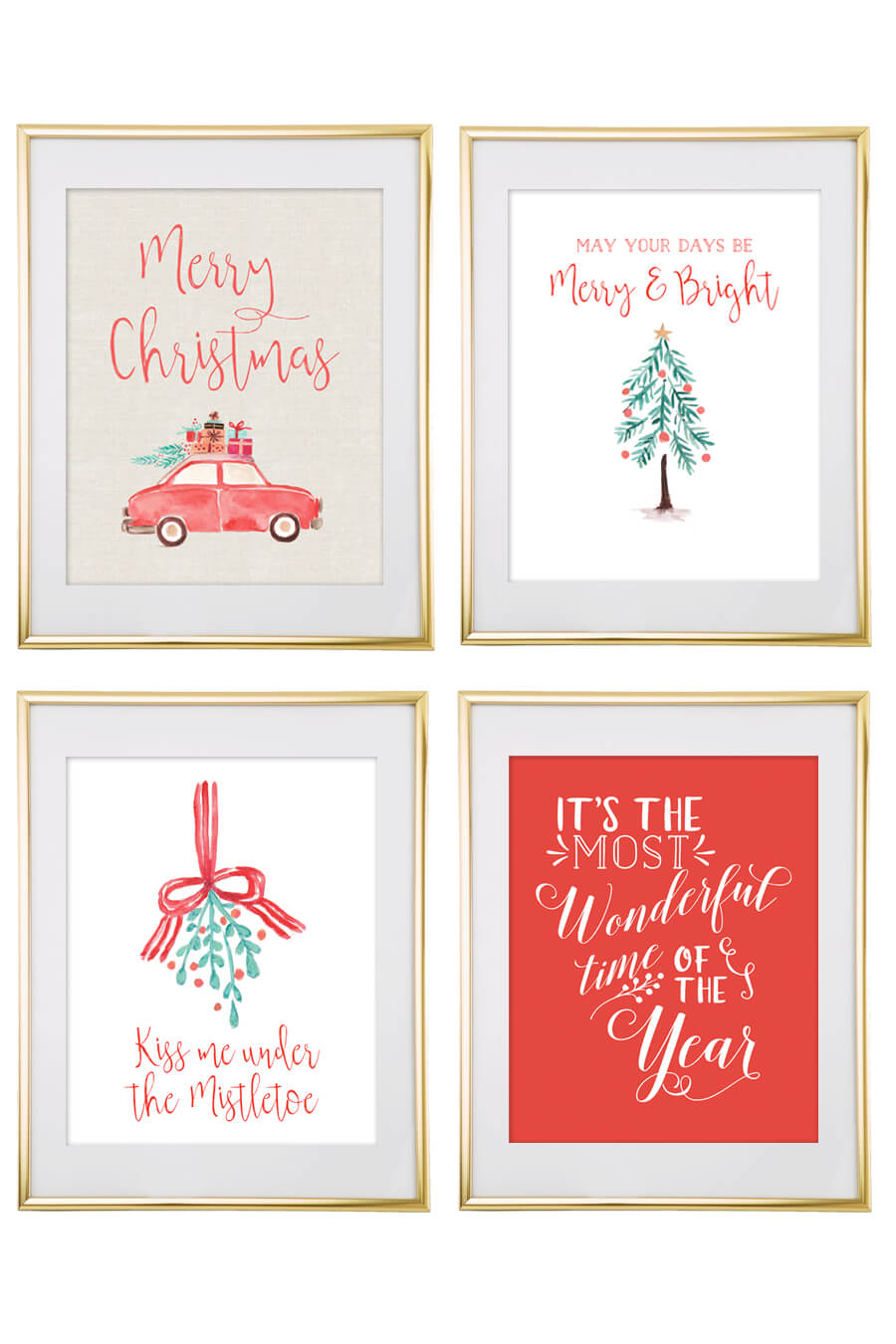 Christmas Free Printable Wall Art - Download Free Christmas Art - Free Printable Christmas Art