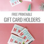 Christmas Gift Card Sleeves   Free Printable!   Free Printable Christmas Gift Cards