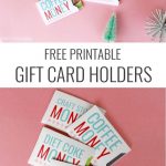 Christmas Gift Card Sleeves   Free Printable! | Free Printables   Free Printable Christmas Money Holder Cards