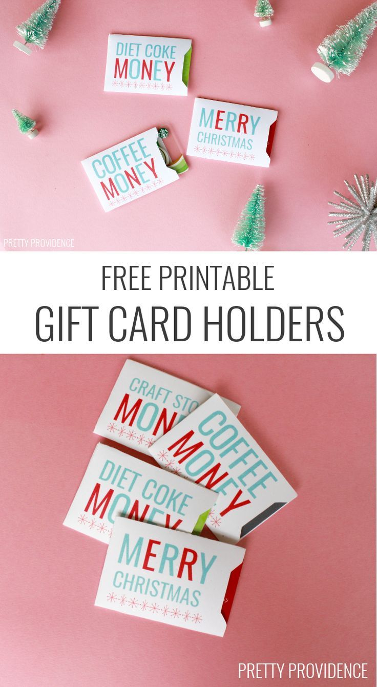 Christmas Gift Card Sleeves - Free Printable! | Free Printables - Free Printable Christmas Money Holder Cards