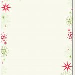 Christmas Letterhead Paper Inspirational Design Regarding Free   Free Printable Santa Letter Paper