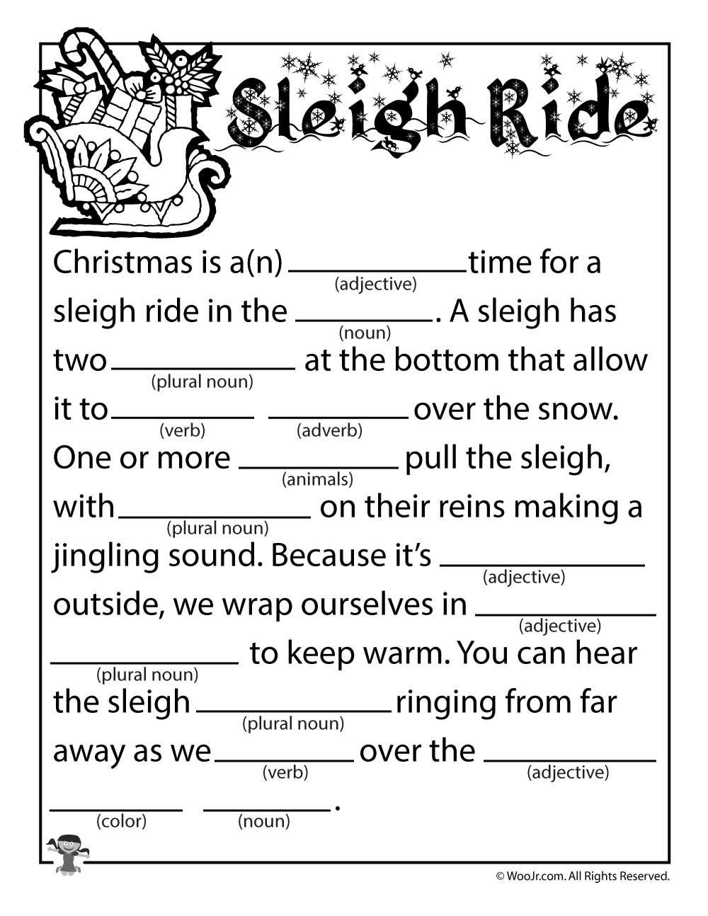 Christmas Mad Libs | Woo! Jr. Kids Activities - Free Printable Mad Libs For Tweens