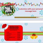 Christmas Minute To Win It Party Supplies And Ideas   Free Printable Minute To Win It Invitations