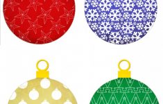 Free Printable Christmas Ornaments Stencils