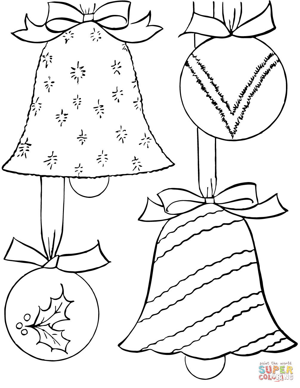 Christmas Ornaments Coloring Page | Free Printable Coloring Pages - Free Printable Ornaments To Color
