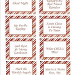 Christmas Songs Pictionary  Free Christmas Game   Free Printable Christmas Song Picture Game