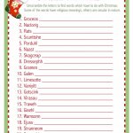 Christmas Word Scramble (Free Printable)   Flanders Family Homelife   Free Printable Christmas Games And Puzzles