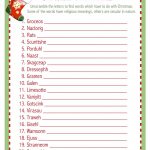 Christmas Word Scramble (Free Printable)   Flanders Family Homelife   Free Printable Christmas Games For Preschoolers