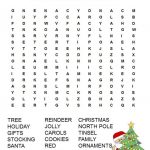Christmas Word Search Free Printable   Free Printable Christmas Word Games