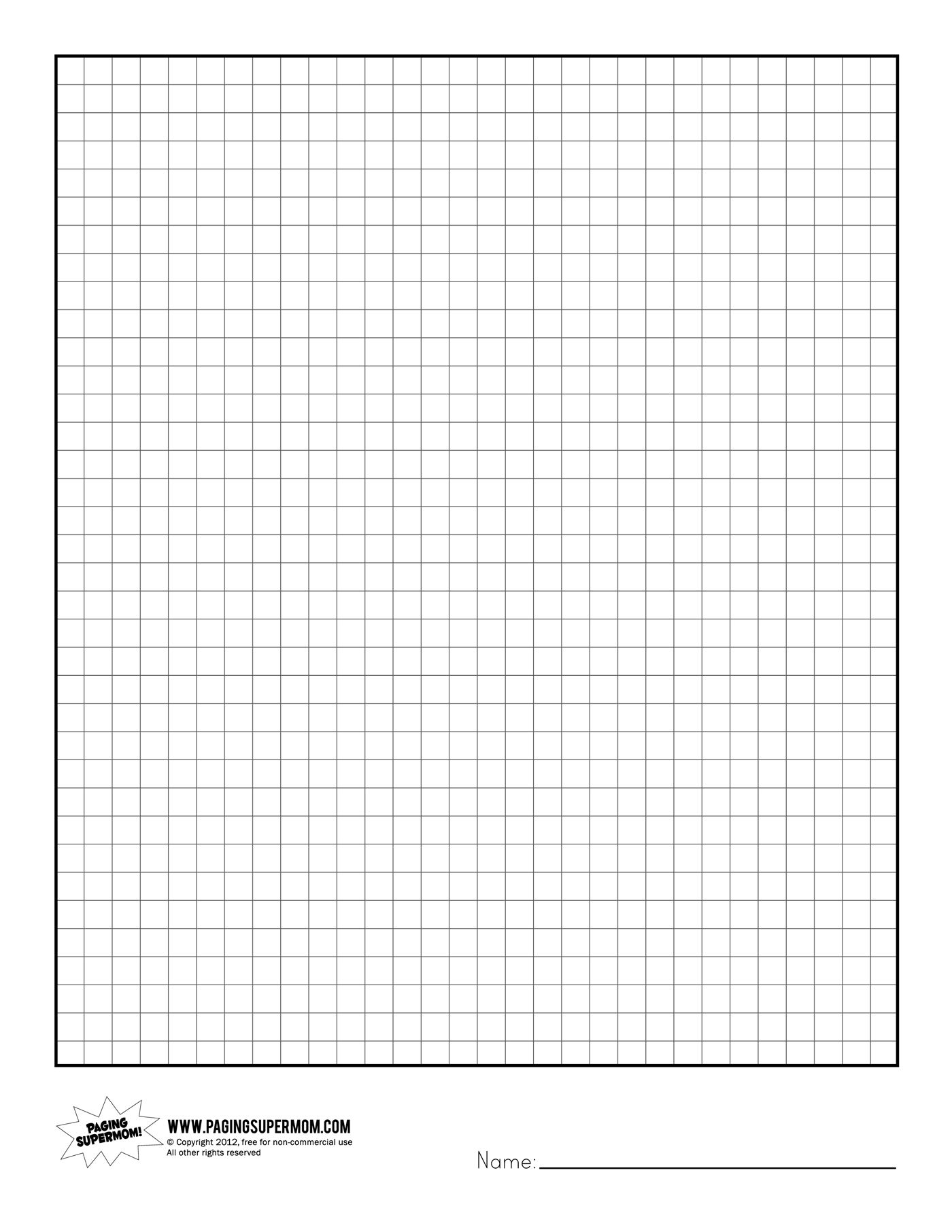 Click Here To Download Our Free Printable Graph Paper Suitable For - Free Printable Graph Paper 1 4 Inch