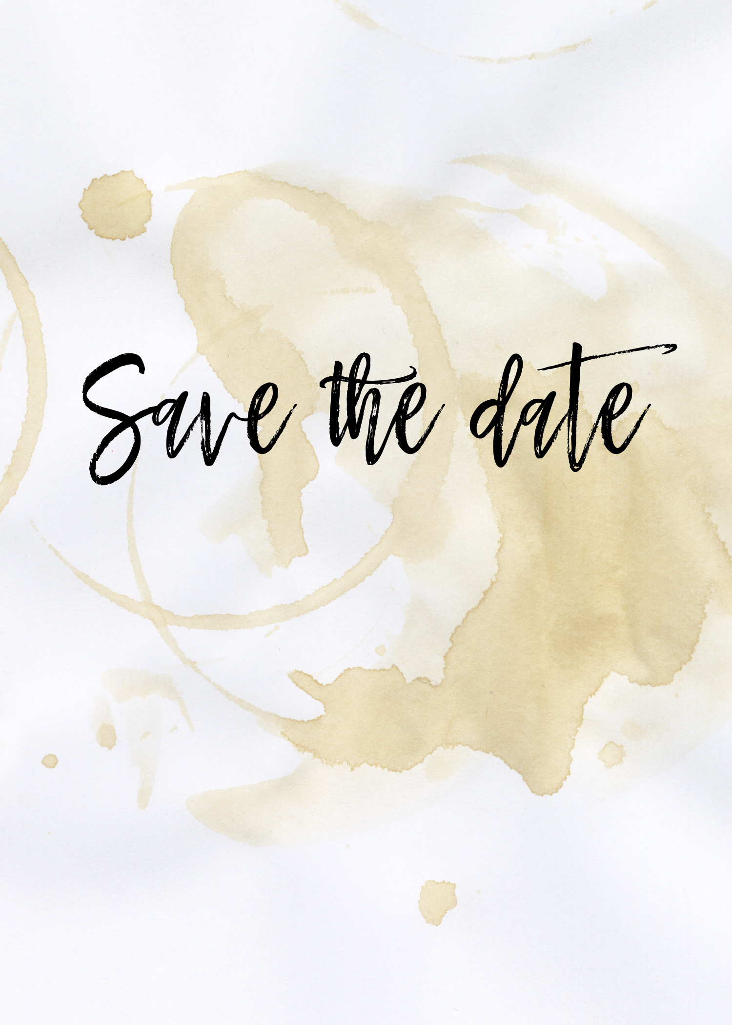 Coffee Save The Date Invitation Template Lovely Free Printable Save - Free Printable Save The Date Invitation Templates