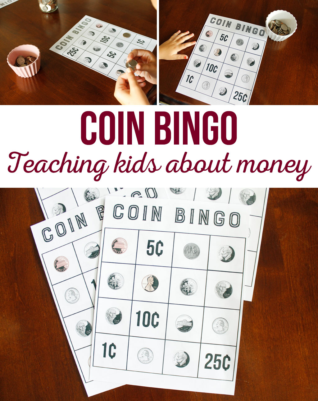 Coin Bingo Free Printable - The Crafting Chicks - Free Printable Game Money