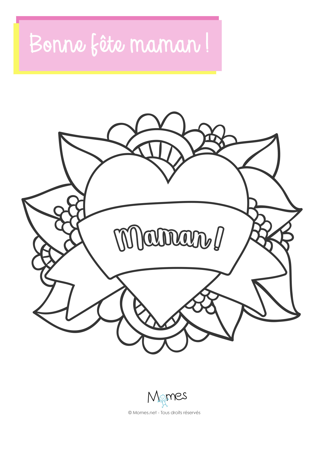 Coloriage Pour Maman Filename Coloring Page - Free Printable Orango - Free Printable Pictures