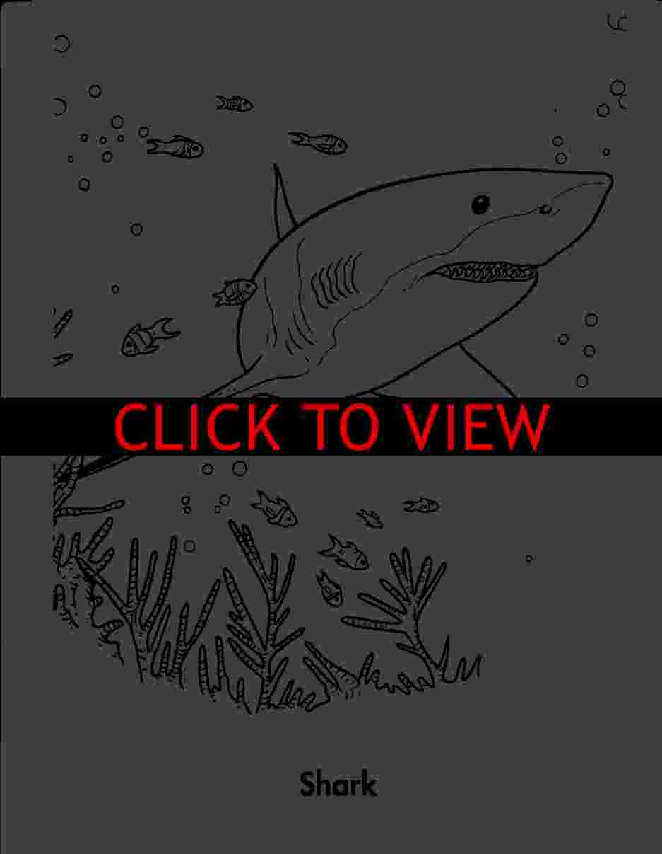 Coloring Book Pictures Of Sharks | Coloring Pages - Free Printable Shark Coloring Pages