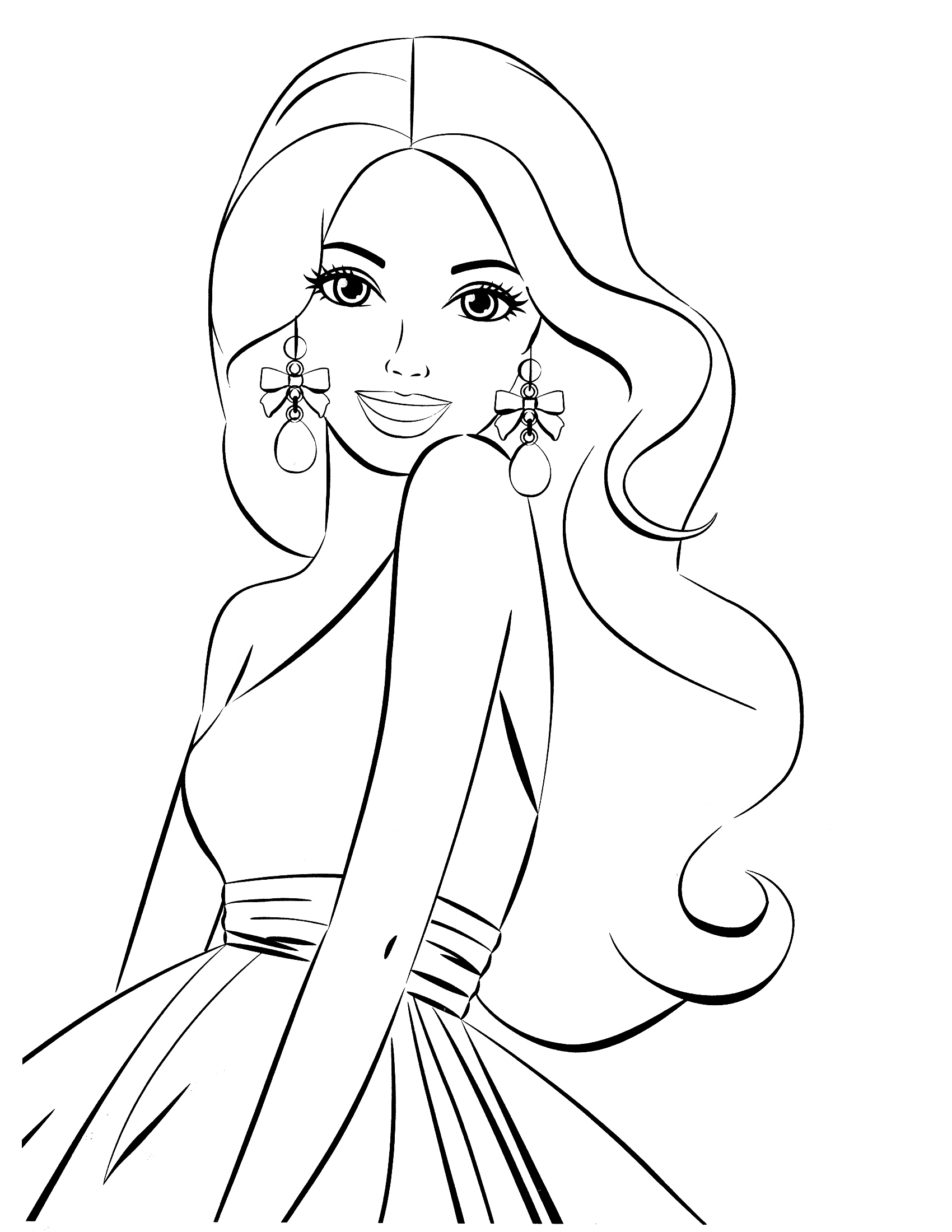 Coloring Pages : 60 Excelent Barbie Coloring Sheets Barbie Coloring - Free Printable Barbie Coloring Pages