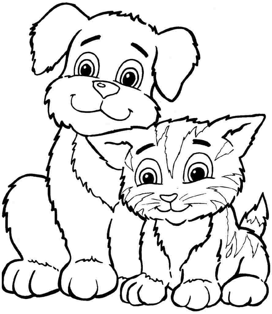 Coloring Pages : Awesomeable Animal Coloring Pages For Kids Animals - Free Printable Animal Coloring Pages