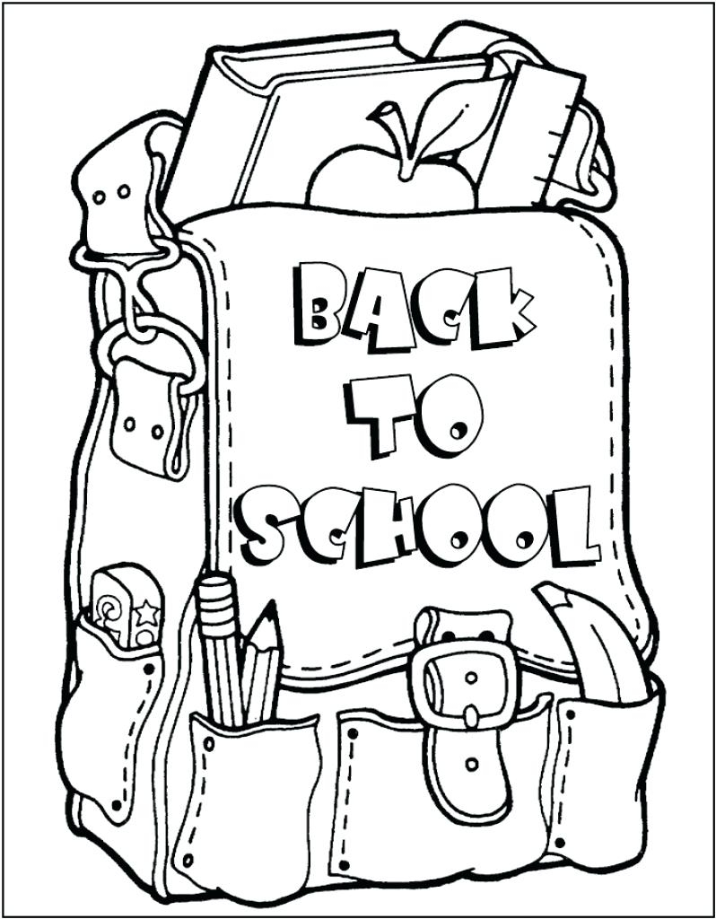 Coloring Pages : Back To School Coloring Page Free Pages Printable - Back To School Free Printable Coloring Pages