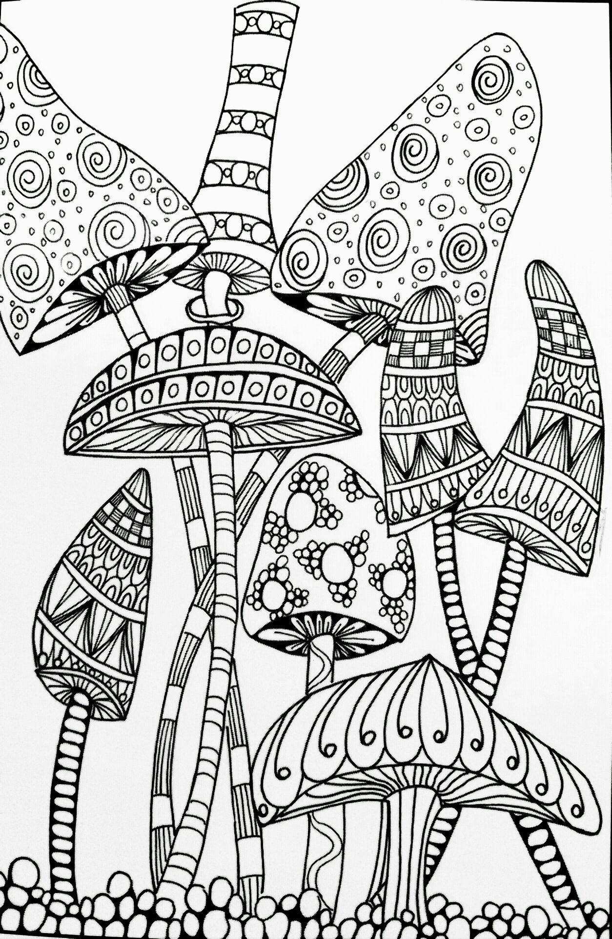 Coloring Pages ~ Cartoon Dragon With Mushroom Coloring Page Free - Free Printable Mushroom Coloring Pages