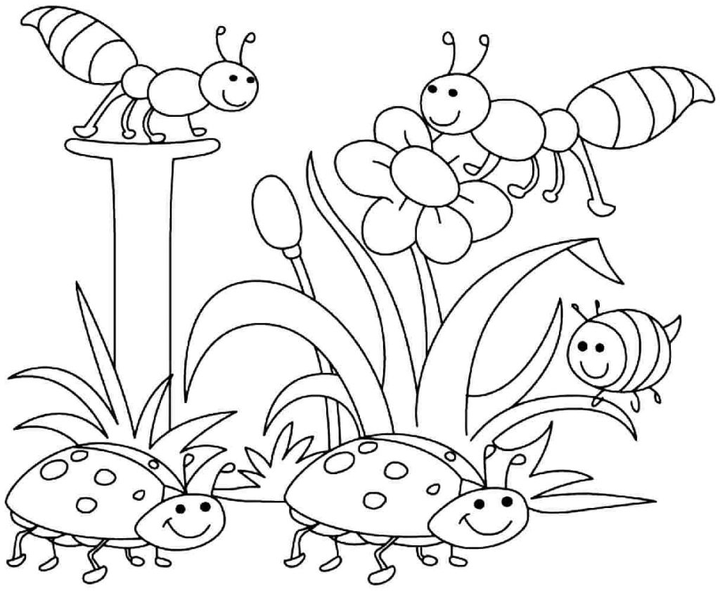 Coloring Pages ~ Coloring Pages Free Printable Spring For - Spring Coloring Sheets Free Printable