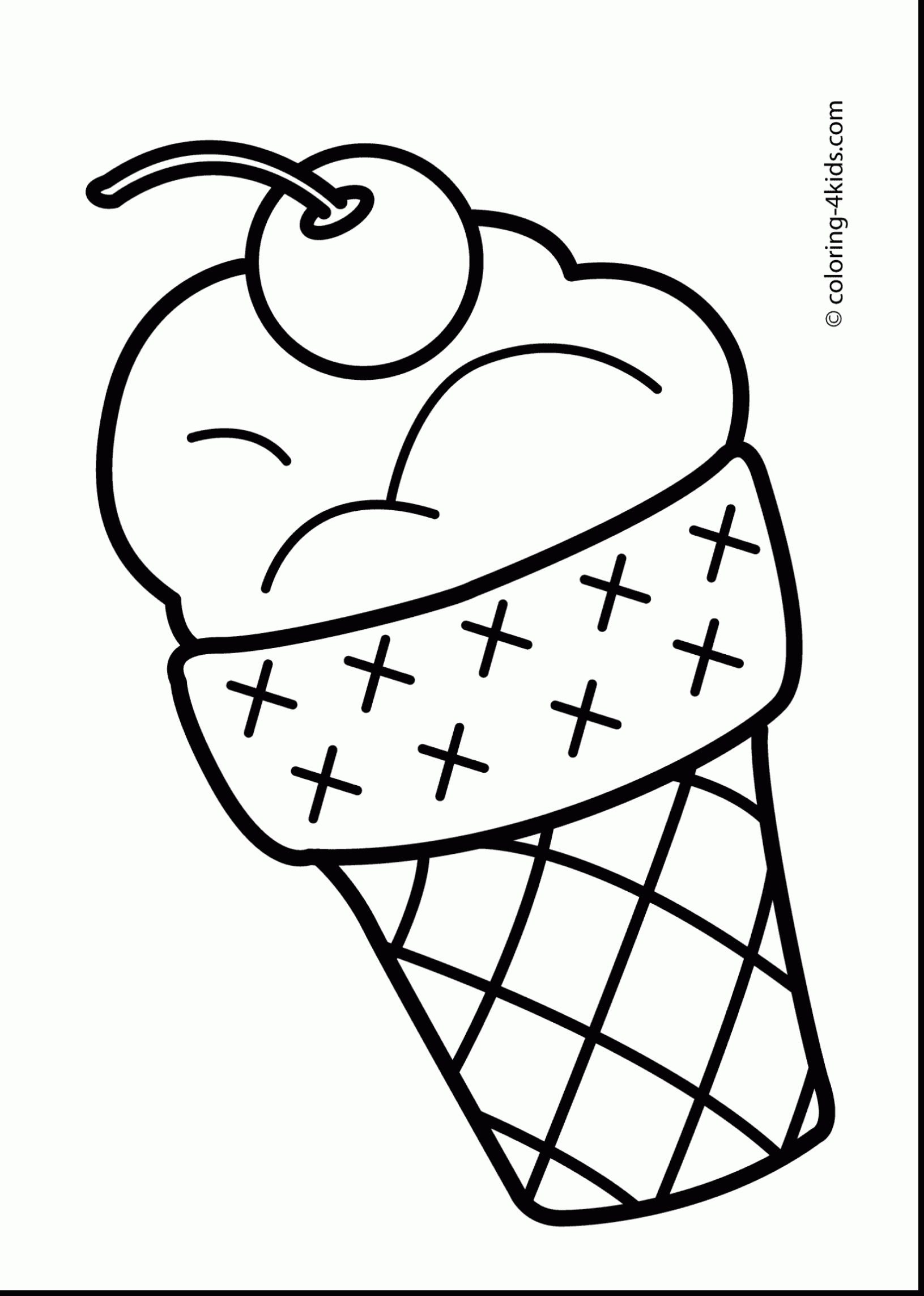 Coloring Pages : Coloring Pages Ice Cream Sheets Pdf Free Printable - Ice Cream Color Pages Printable Free