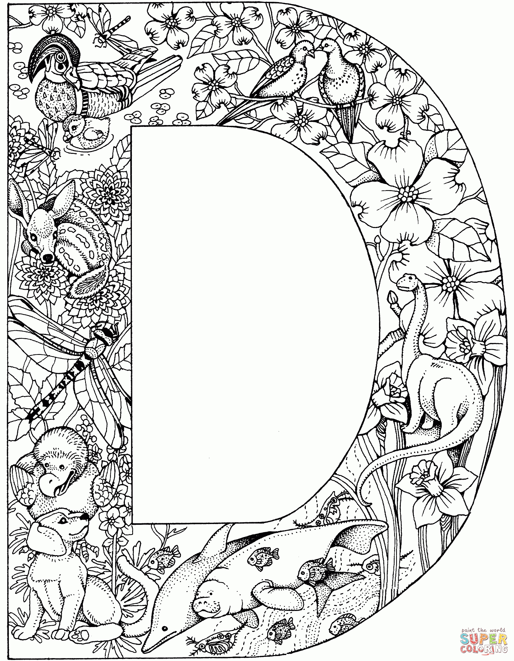 Coloring Pages : Coloring Pages Letter Page Free Printable Alphabet - Free Printable Alphabet Letters To Color
