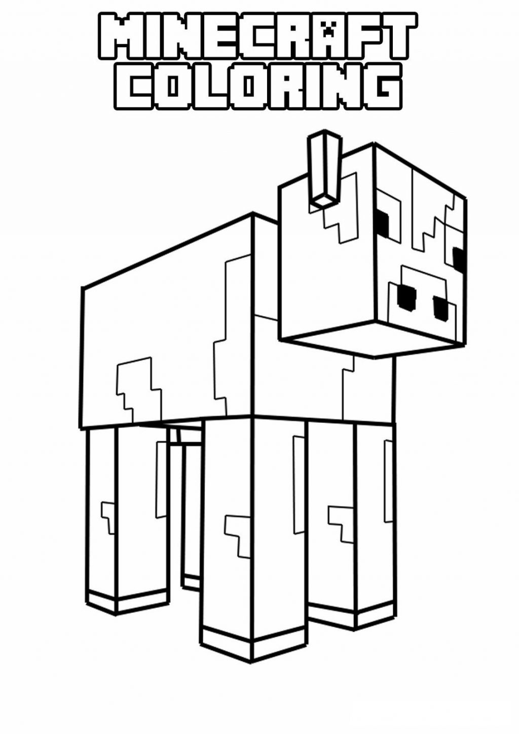 Coloring Pages ~ Coloring Pages Minecraft Sword Story Mode Copy Page - Free Printable Minecraft Activity Pages