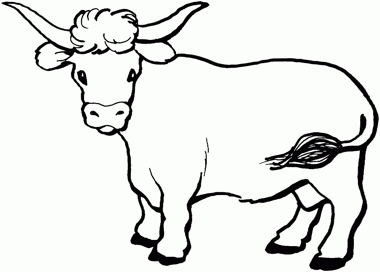 Coloring Pages : Cow Coloring Pages Horse And Mary Engelbreit Free - Coloring Pages Of Cows Free Printable