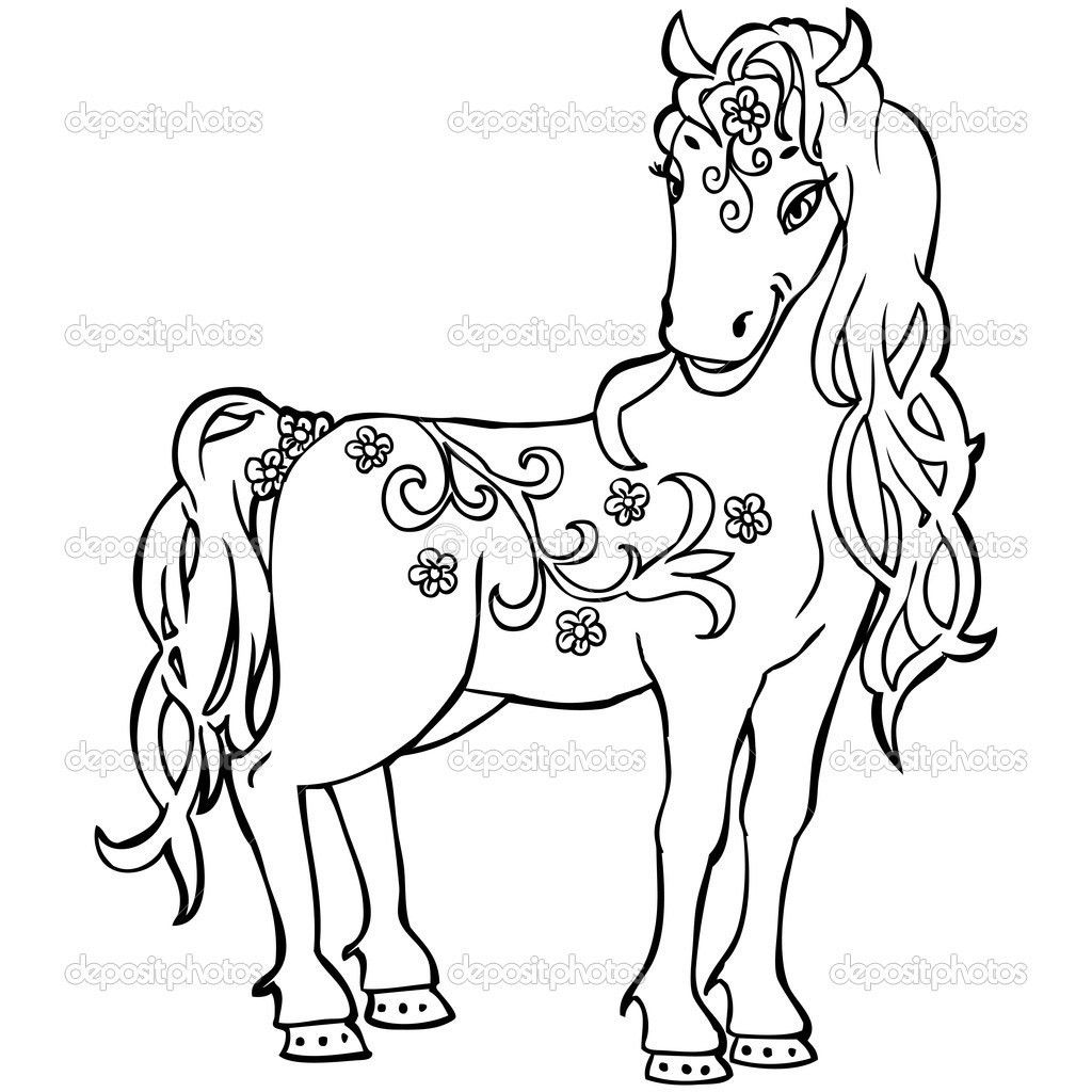Coloring Pages : Free Horse Coloring Sheets Top Realistic Pagesr - Free Printable Horse Coloring Pages