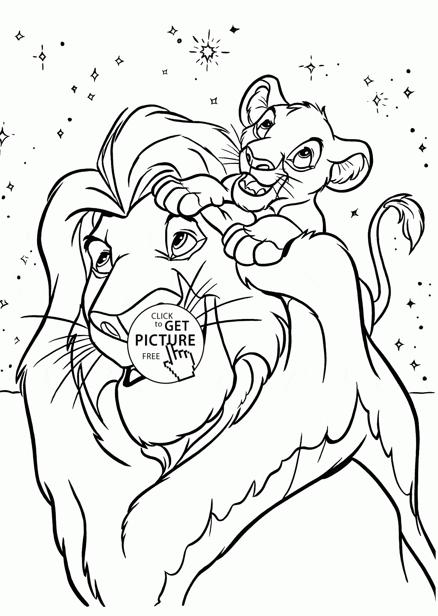 Coloring Pages ~ Free Lion King Coloring Pages Printable Fall - Free Printable Picture Of A Lion