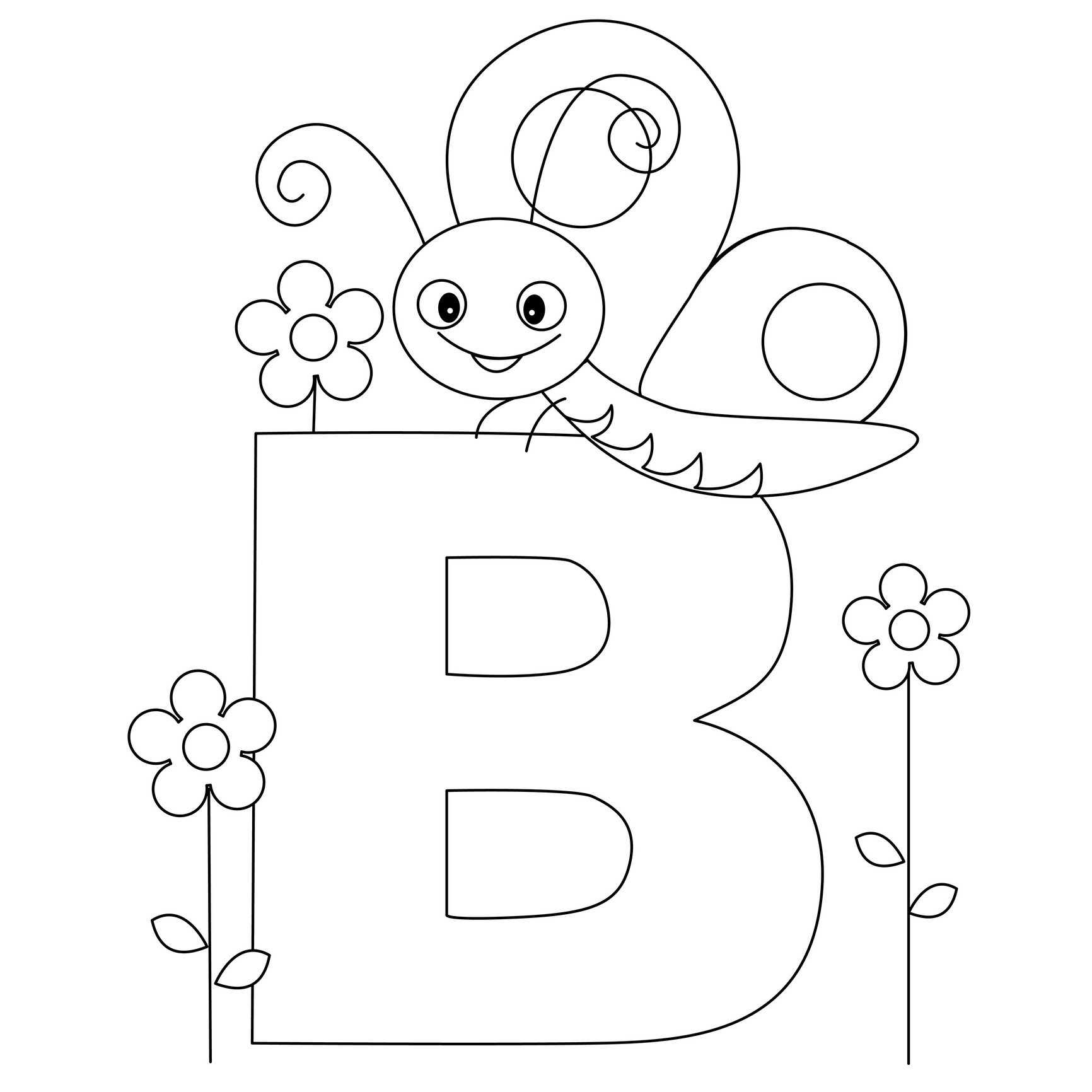 Coloring Pages : Free Printable Alphabet Coloring Pages For Kids - Free Printable Preschool Alphabet Coloring Pages