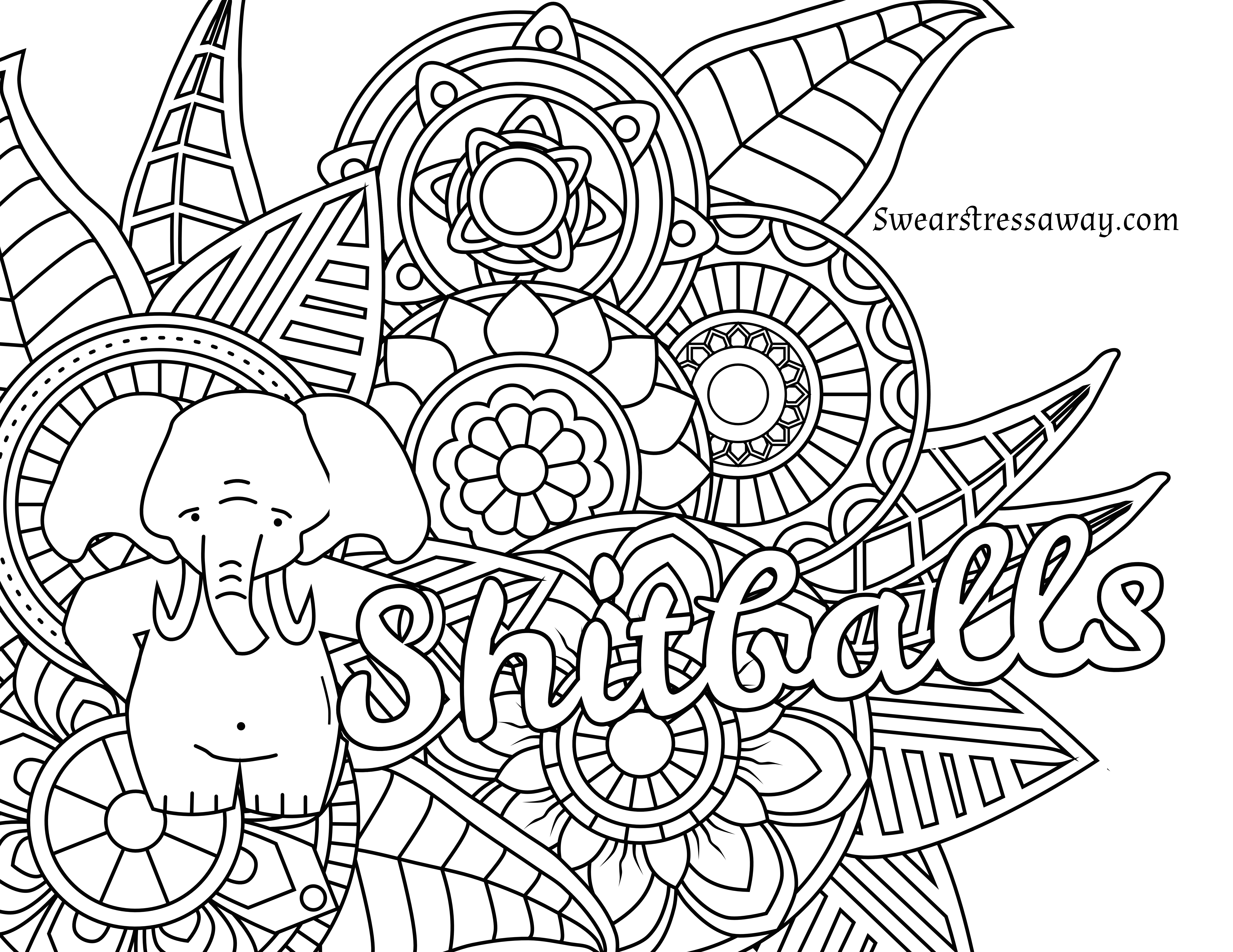 Coloring Pages : Free Printable Coloring Pages Adults Quotes For - Free Printable Coloring Book Pages For Adults