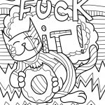 Coloring Pages ~ Free Printable Coloring Pages For Adults Swear   Swear Word Coloring Pages Printable Free