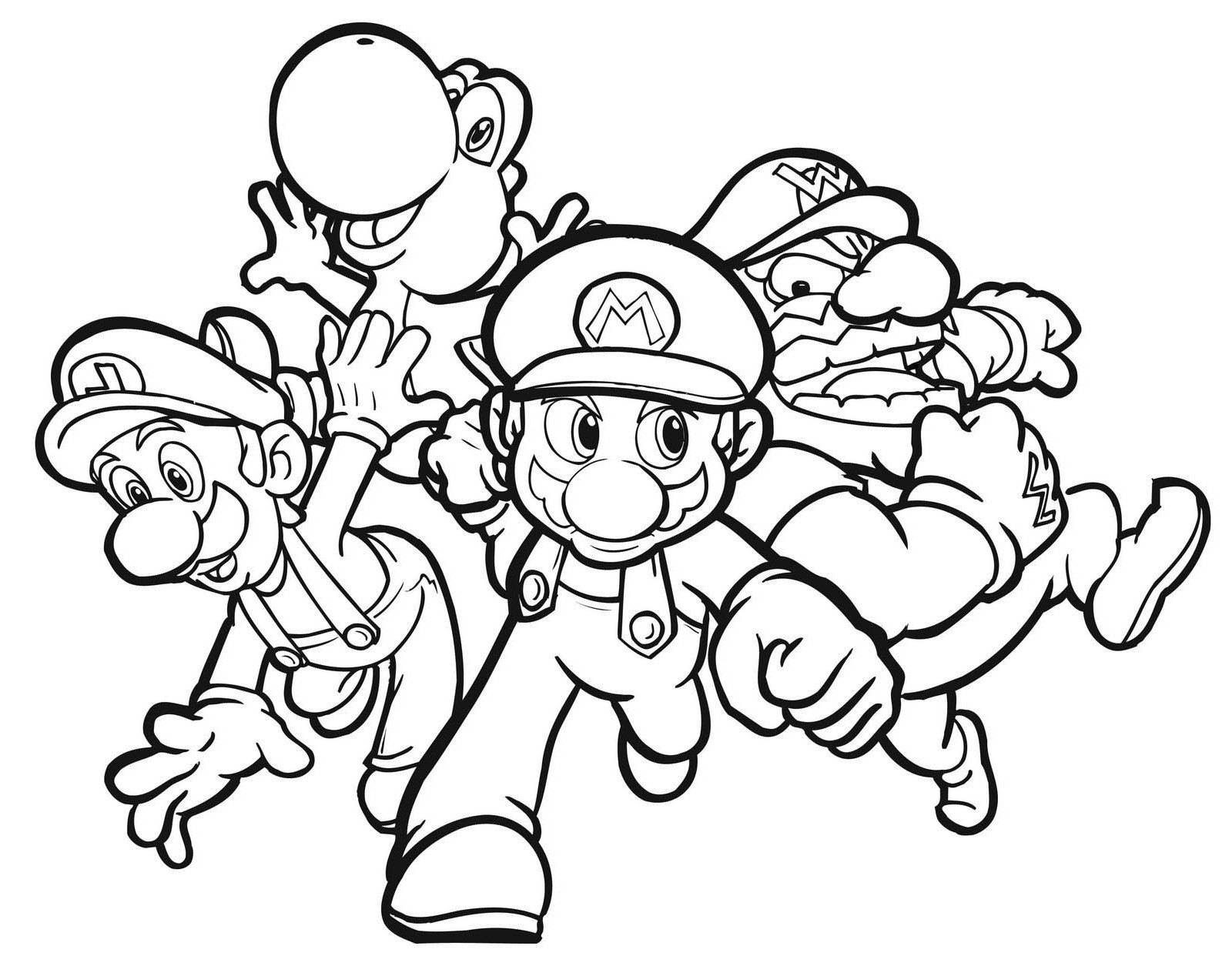 Coloring Pages : Free Printable Mario Coloring Pages At Getcolorings - Mario Coloring Pages Free Printable