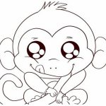 Coloring Pages : Free Printable Monkey Coloring Pages For Kids Pagee   Free Printable Monkey Coloring Sheets