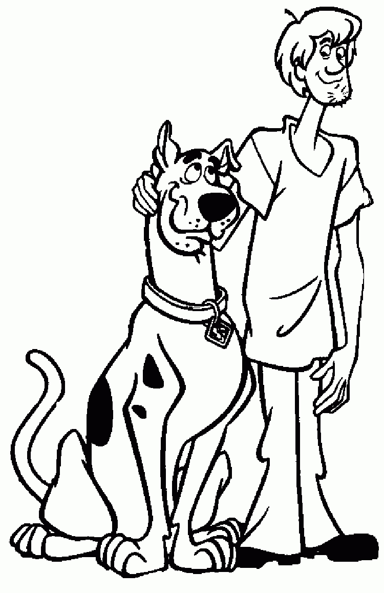 Coloring Pages ~ Free Printable Scooby Dooloring Pageslor Pagesfree - Free Printable Coloring Pages Scooby Doo