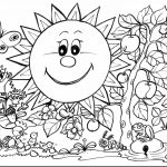 Coloring Pages ~ Free Printable Spring Flowers Coloring Pages   Spring Coloring Sheets Free Printable