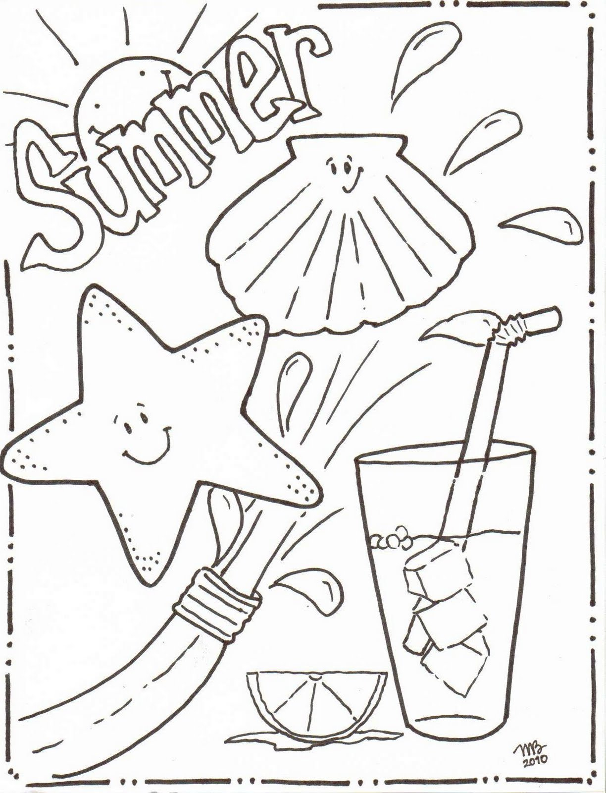 Coloring Pages : Free Toddler Summerng Pages Beach Sheets Or - Free Printable Beach Coloring Pages