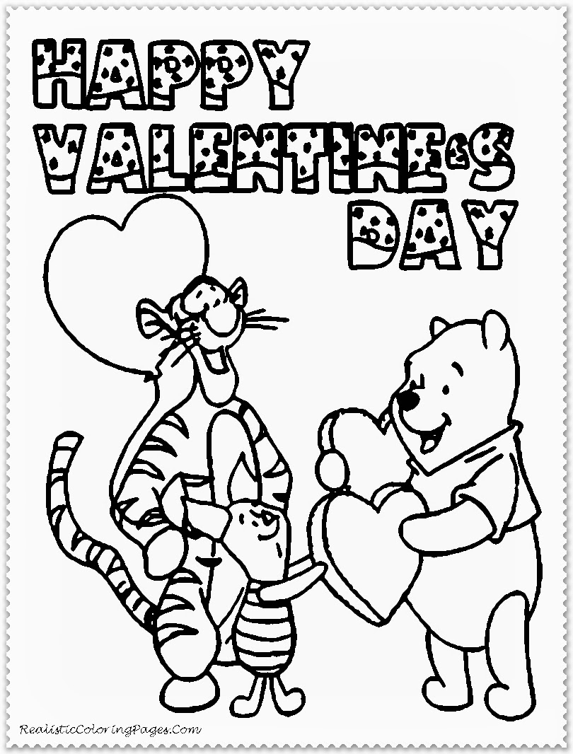 Coloring Pages : Free Valentine Coloring Pages Disney With Printable - Free Printable Disney Valentine Coloring Pages