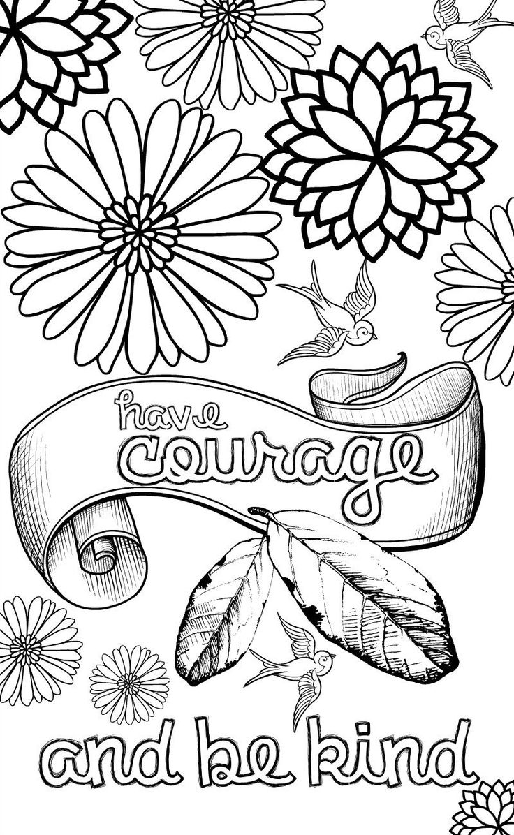 Coloring Pages ~ Freeable Coloring Pages Quotes For Adults - Free Printable Inspirational Coloring Pages