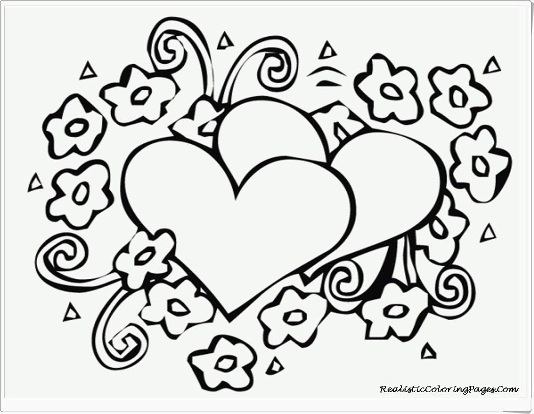 Coloring Pages : Marvelous Valentine Coloring Sheets Free Printable - Free Printable Heart Coloring Pages