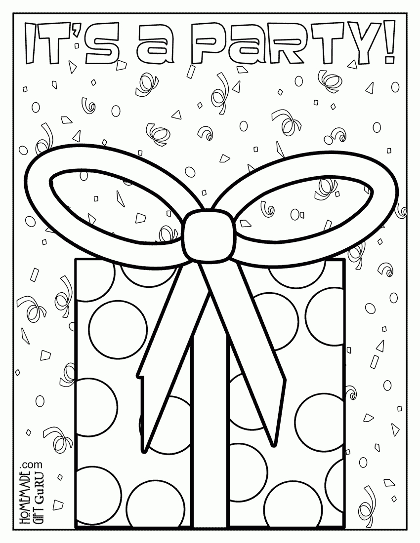 Coloring Pages ~ Printable Birthday Card Free Happy Coloring Pages - Free Printable Birthday Cards To Color