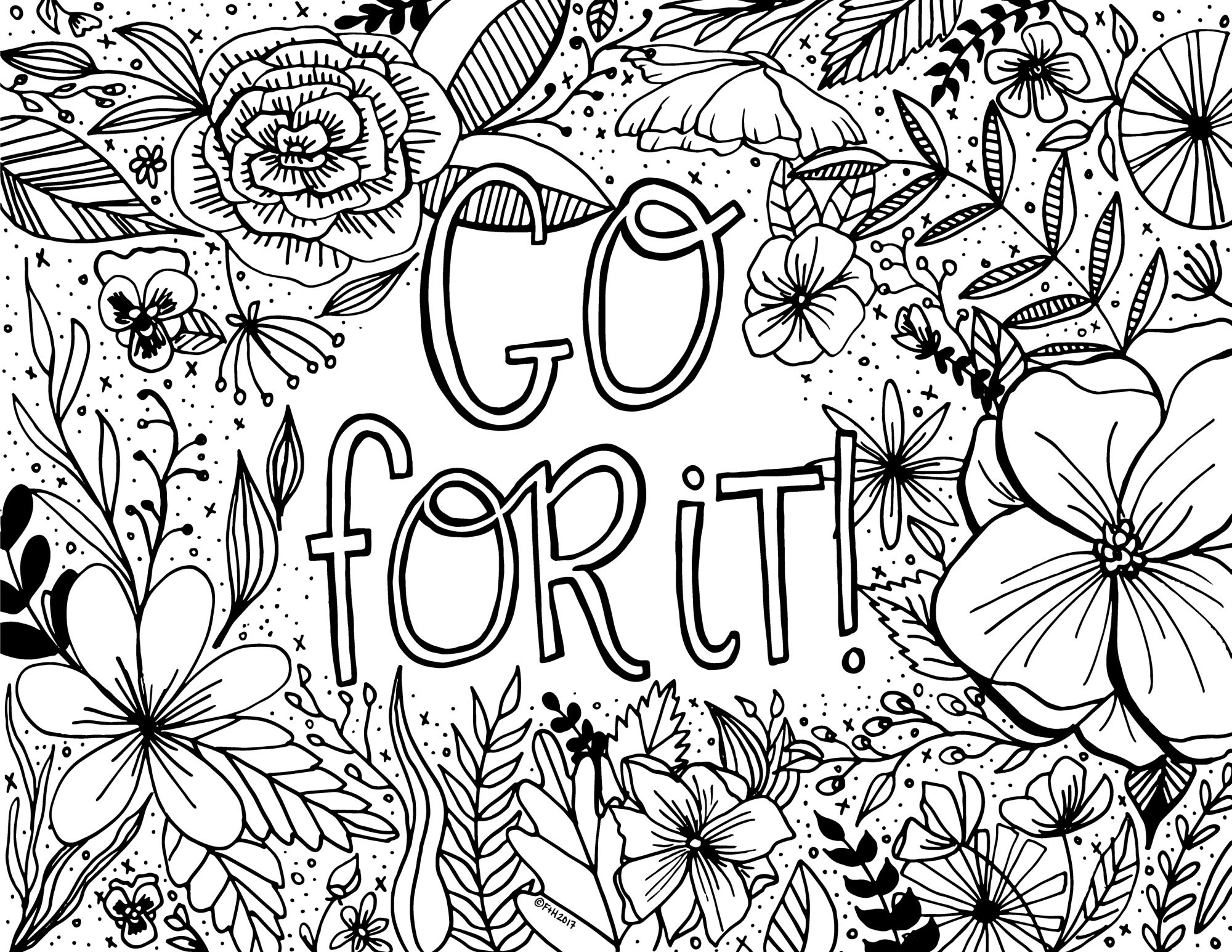 Coloring Pages : Printable Coloring Pictures Free Encouragement Page - Free Printable Coloring Pages
