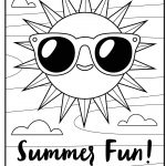 Coloring Pages : Printable Summer Coloring Pages Beach Free For   Free Printable Summer Coloring Pages For Adults