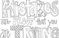 Free Printable Quote Coloring Pages For Adults