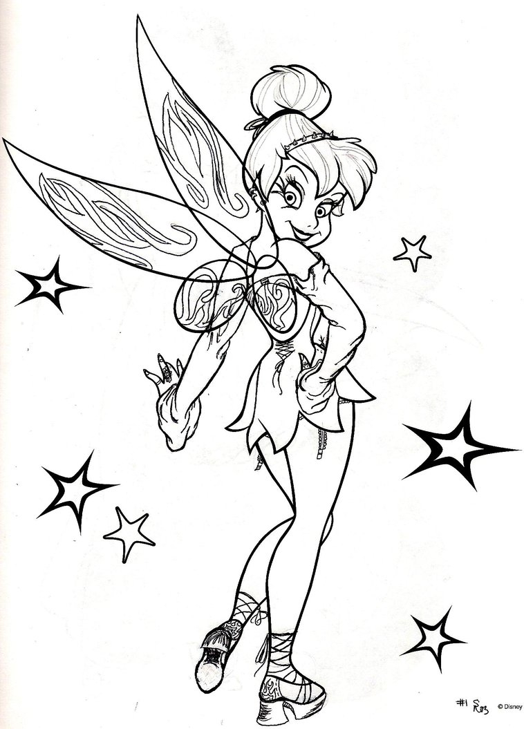 Coloring Pages ~ Tinkerbell Coloring Pages Photo Inspirations Freee - Free Printable Coloring Pages For Adults Dark Fairies