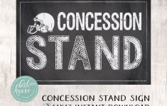 Free Concessions Printable