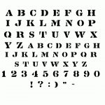 Cool Letter Stencils Stencil Font Alphabet | Diy Ideas | Alphabet   Free Printable Fonts Stencils