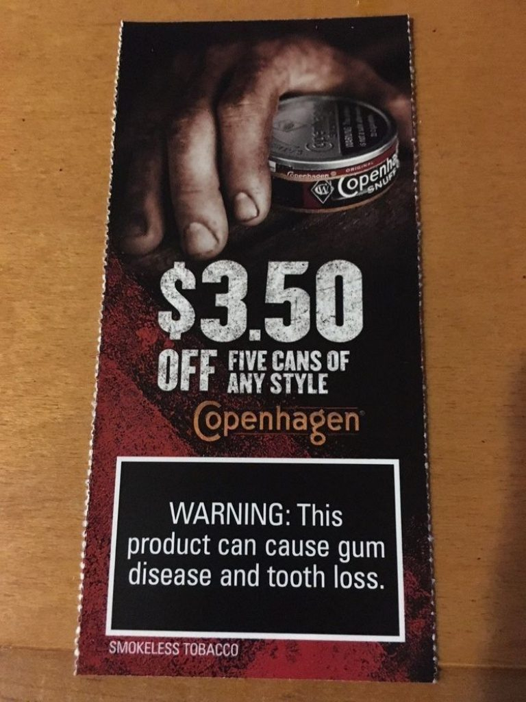 Copenhagen Coupon-$3.50 Off Five Cans Of Any Style Copenhagen Coupon - Free Printable Copenhagen Coupons