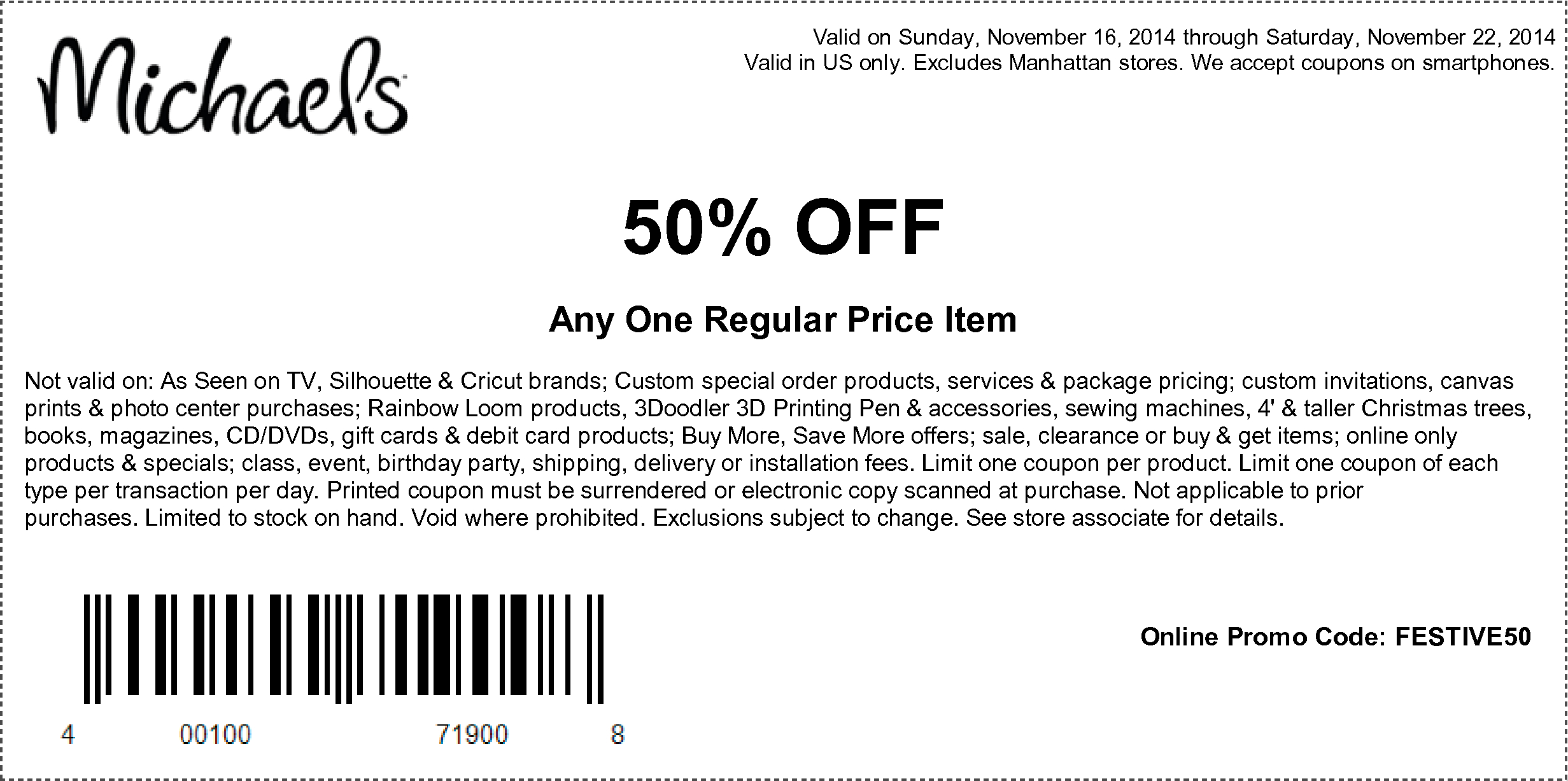 Coupons At Michaels | Cards From Others | Michaels Coupon, Coupons - Free Printable Coupons 2014